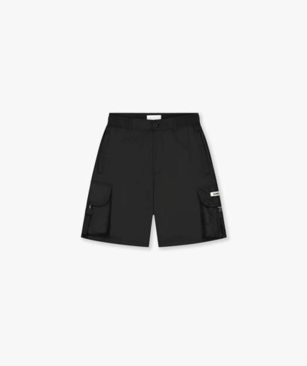 Croyez Etiquette Nylon Shorts | Black