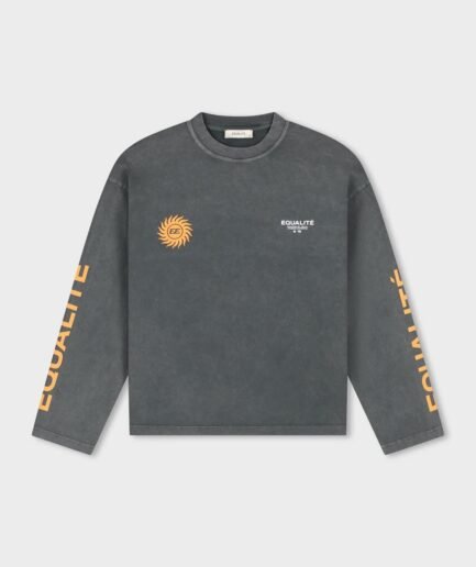 EQUALITÉ SUNNY OVERSIZED LONGSLEEVE TEE WASHED GREY