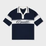 EQUALITÉ JADEN KNIT POLO NAVY