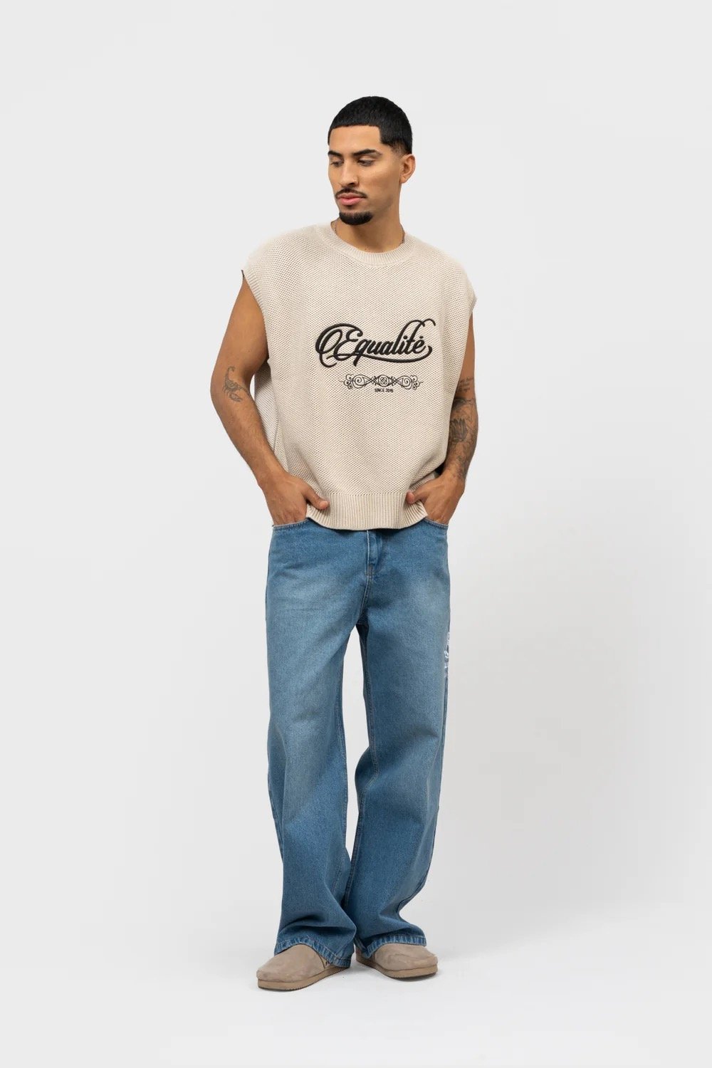 EQUALITÉ LUMI KNIT TANKTOP BEIGE