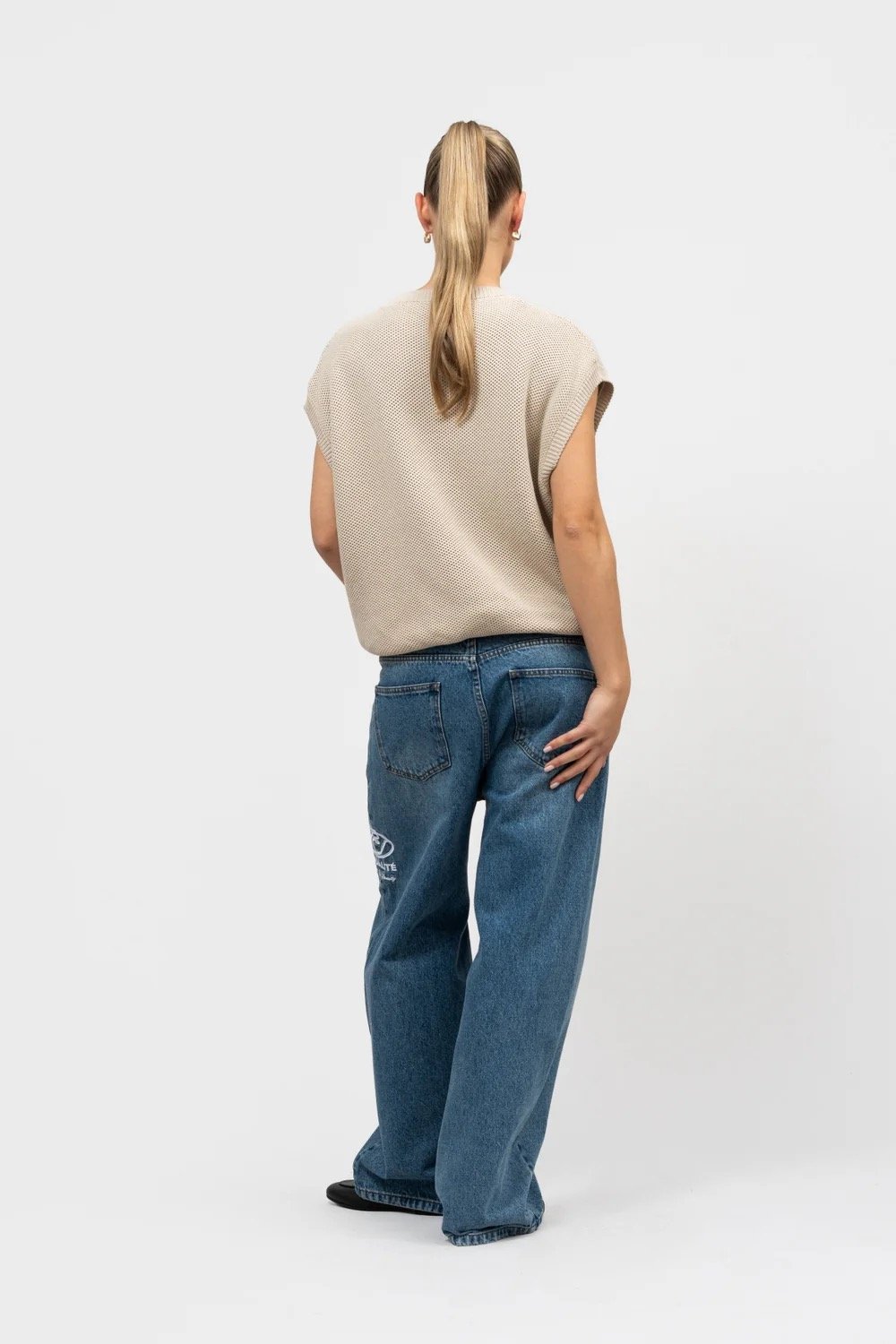 EQUALITÉ LUMI KNIT TANKTOP BEIGE