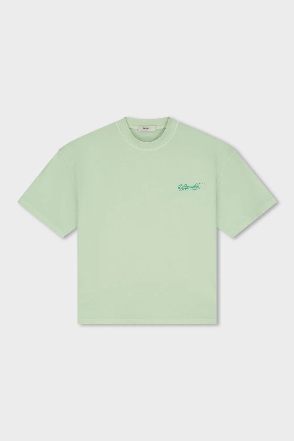EQUALITÉ YUKI BOXY TEE SOFT LIGHT GREEN
