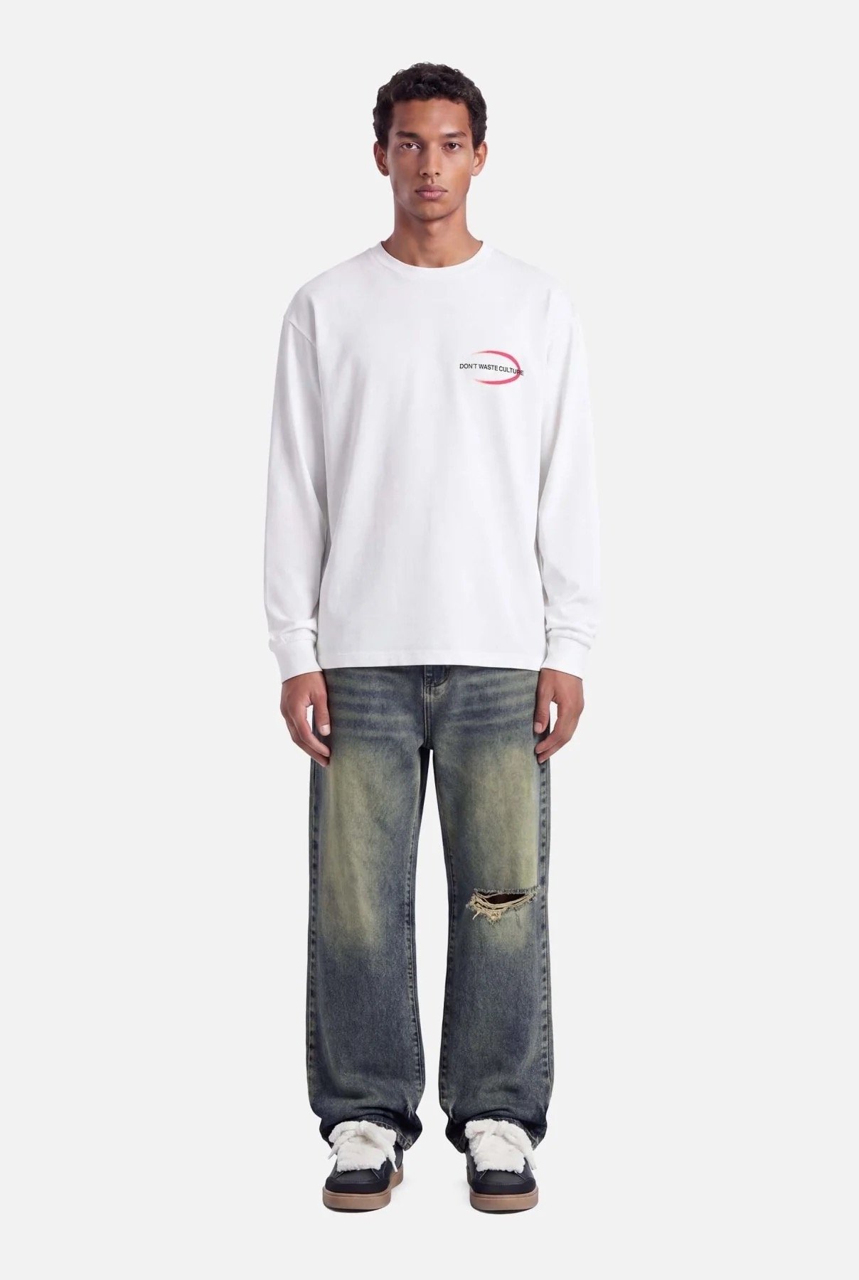 DON'T WASTE CULTURE TAVI LONGSLEEVE | OFF-WHITE