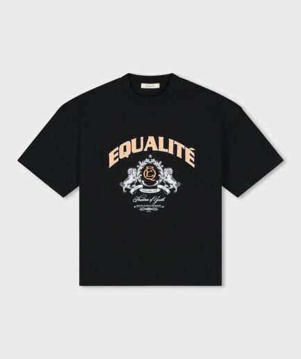 EQUALITÉ DANI BOXY FIT TEE BLACK