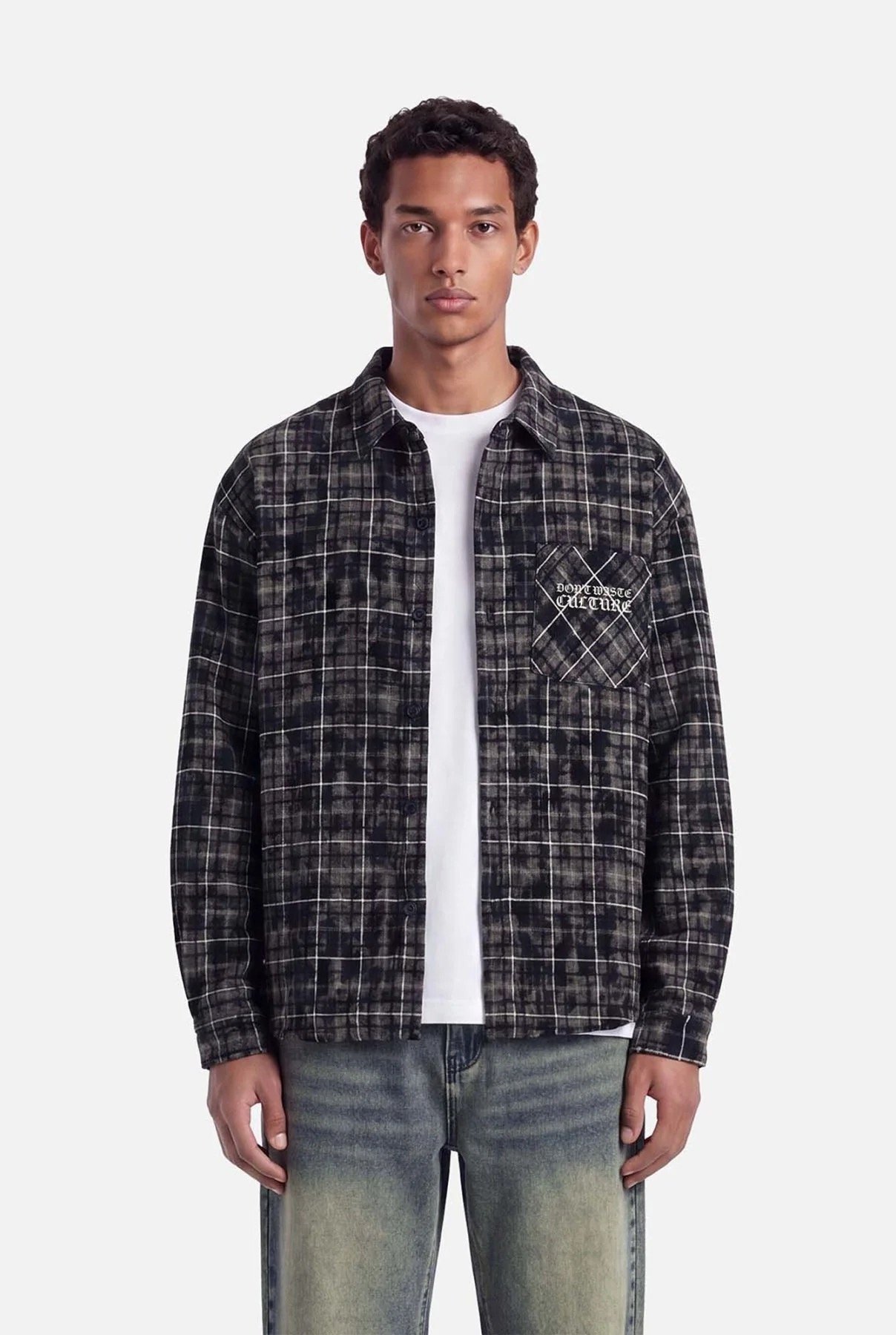 DON'T WASTE CULTURE LEVI OVERSHIRT | BLACK