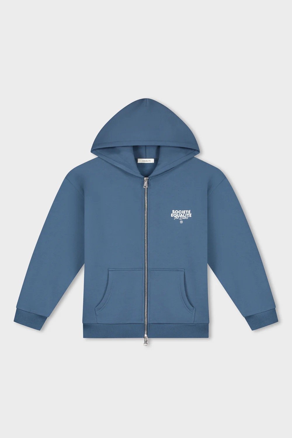 EQUALITÉ SOCIETÉ 2.0 OVERSIZED FULL ZIP HOODIE NAVY