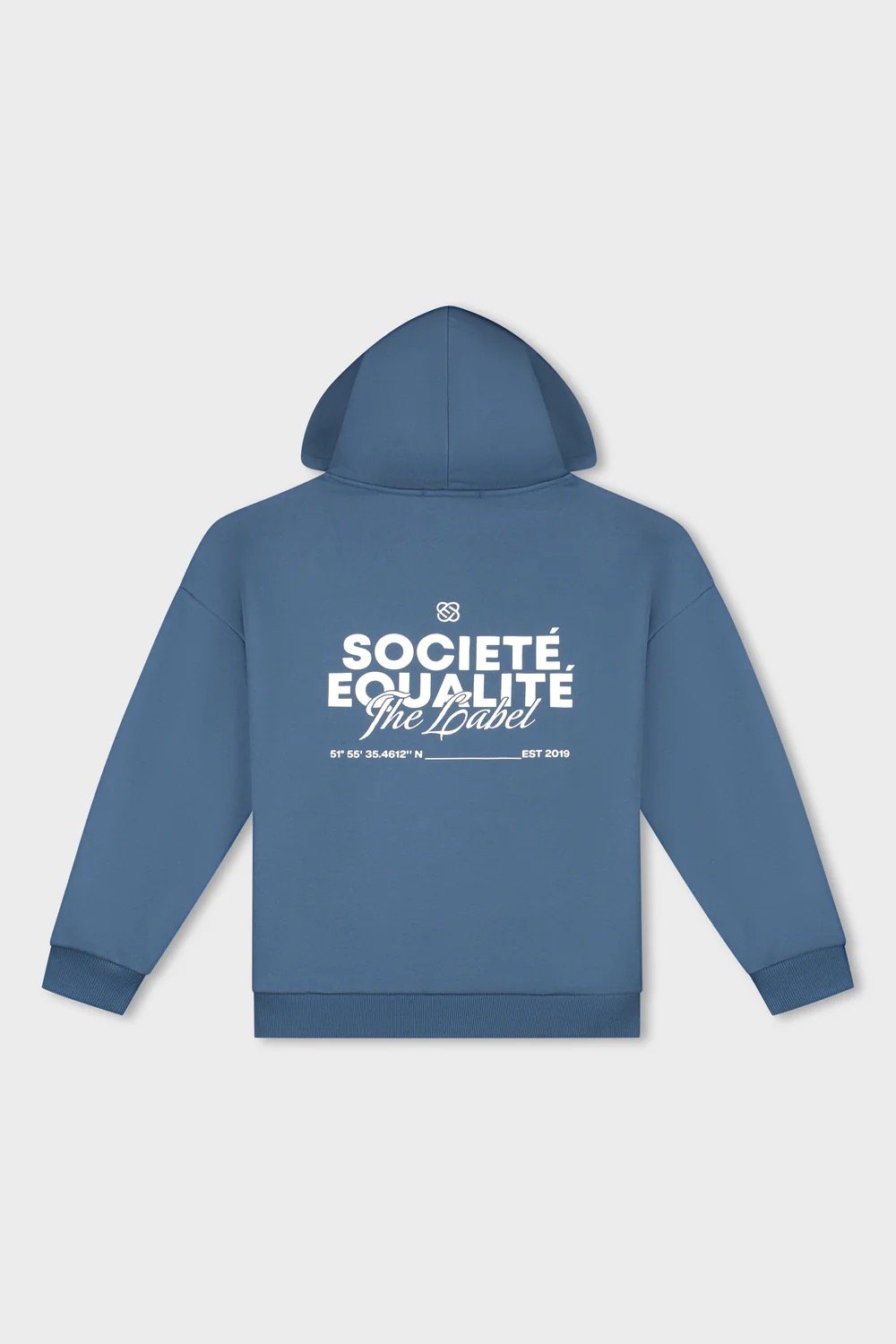 EQUALITÉ SOCIETÉ 2.0 OVERSIZED FULL ZIP HOODIE NAVY