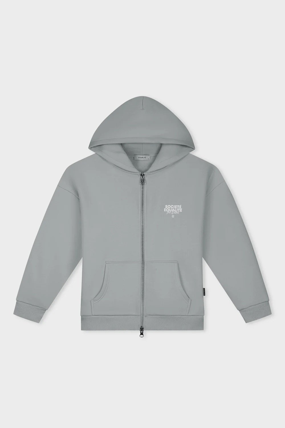 EQUALITÉ SOCIETÉ 2.0 OVERSIZED FULL ZIP HOODIE GREY