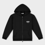 EQUALITÉ SOCIETÉ 2.0 OVERSIZED FULL ZIP HOODIE BLACK