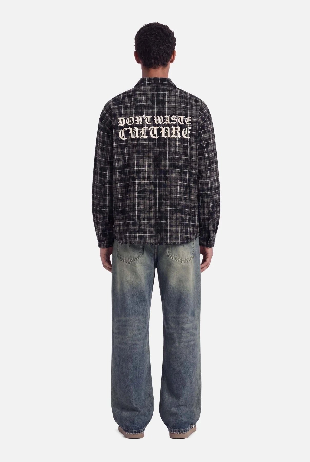 DON'T WASTE CULTURE LEVI OVERSHIRT | BLACK