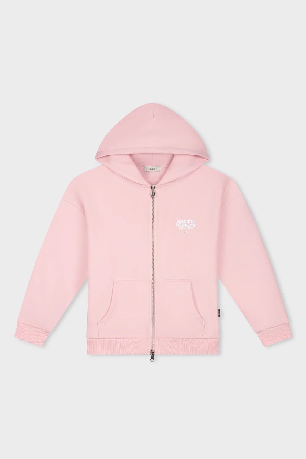 EQUALITÉ SOCIETÉ 2.0 OVERSIZED FULL ZIP HOODIE PINK