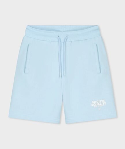 EQUALITÉ SOCIETÉ 2.0 OVERSIZED SHORTS LIGHT BLUE