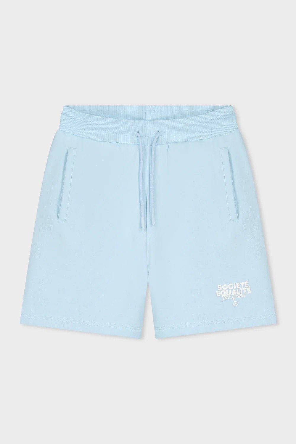 EQUALITÉ SOCIETÉ 2.0 OVERSIZED SHORTS LIGHT BLUE