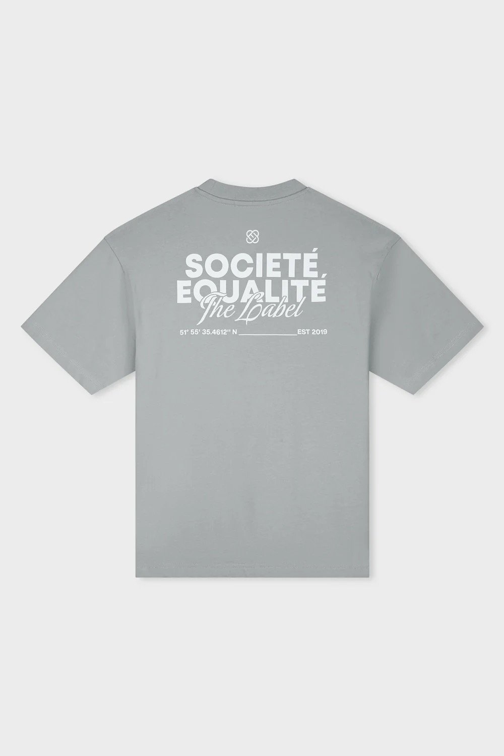 EQUALITÉ SOCIETÉ 2.0 OVERSIZED TEE GREY