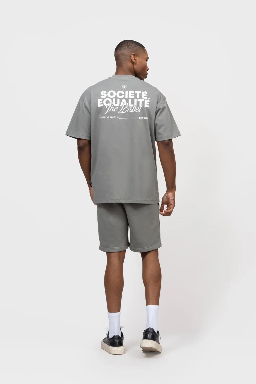 EQUALITÉ SOCIETÉ 2.0 OVERSIZED TEE GREY