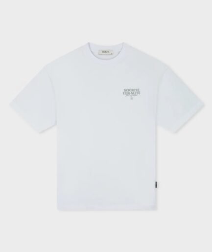 EQUALITÉ SOCIETÉ 2.0 OVERSIZED TEE GREY & WHITE