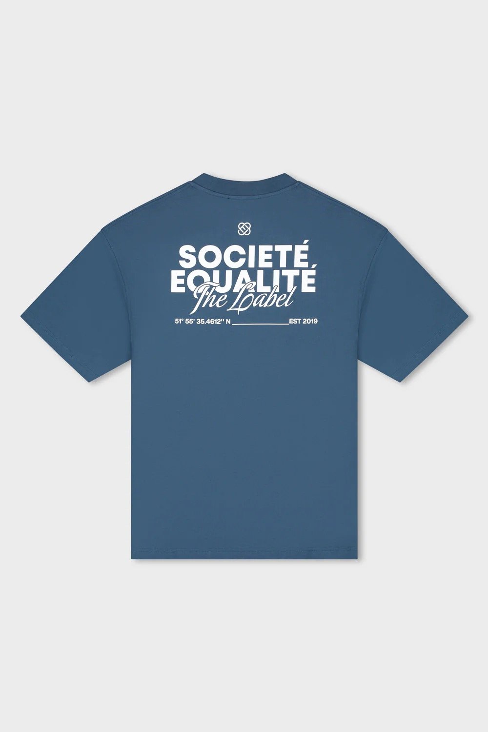 EQUALITÉ SOCIETÉ 2.0 OVERSIZED TEE NAVY