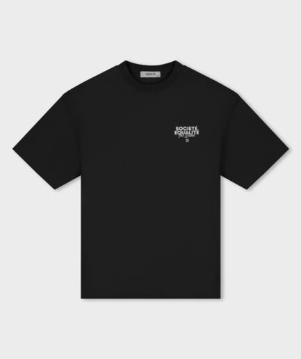 EQUALITÉ SOCIETÉ 2.0 OVERSIZED TEE BLACK