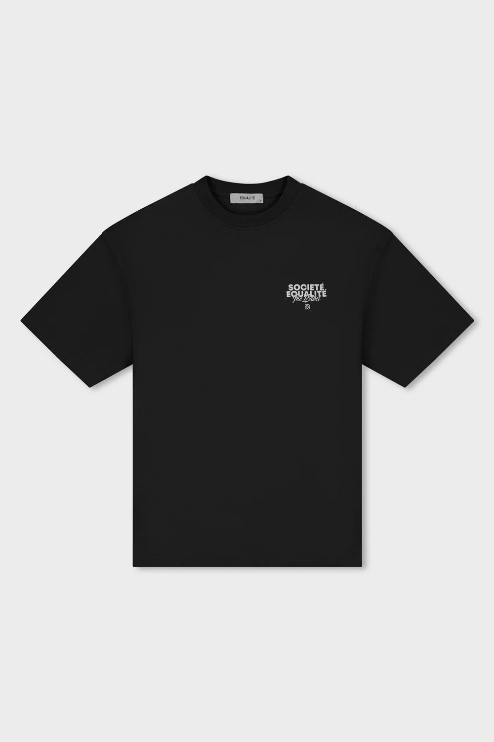 EQUALITÉ SOCIETÉ 2.0 OVERSIZED TEE BLACK