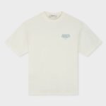 EQUALITÉ SOCIETÉ 2.0 OVERSIZED TEE OFF-WHITE & LIGHT BLUE
