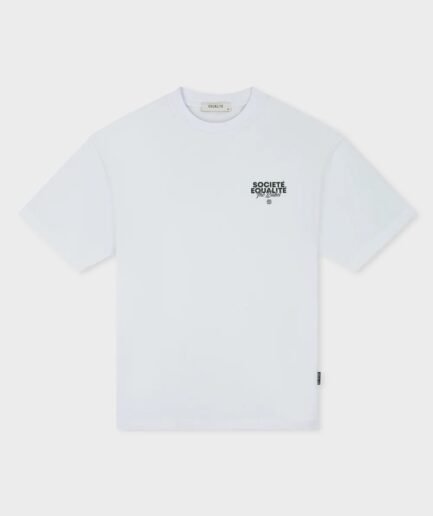 EQUALITÉ SOCIETÉ 2.0 OVERSIZED TEE WHITE & BLACK
