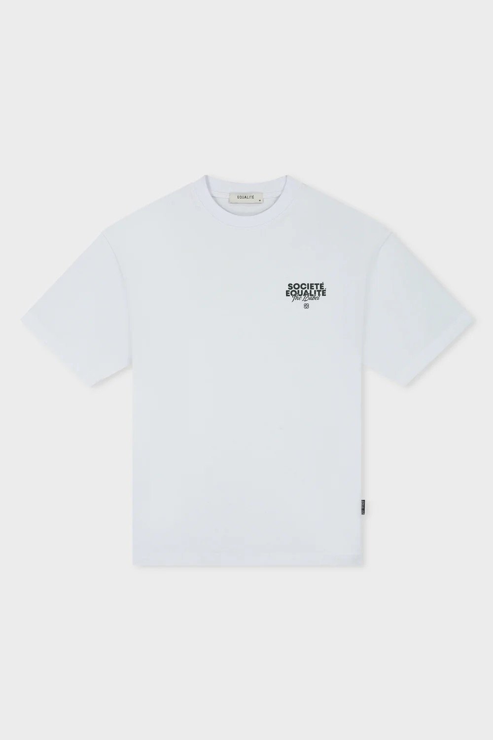 EQUALITÉ SOCIETÉ 2.0 OVERSIZED TEE WHITE & BLACK