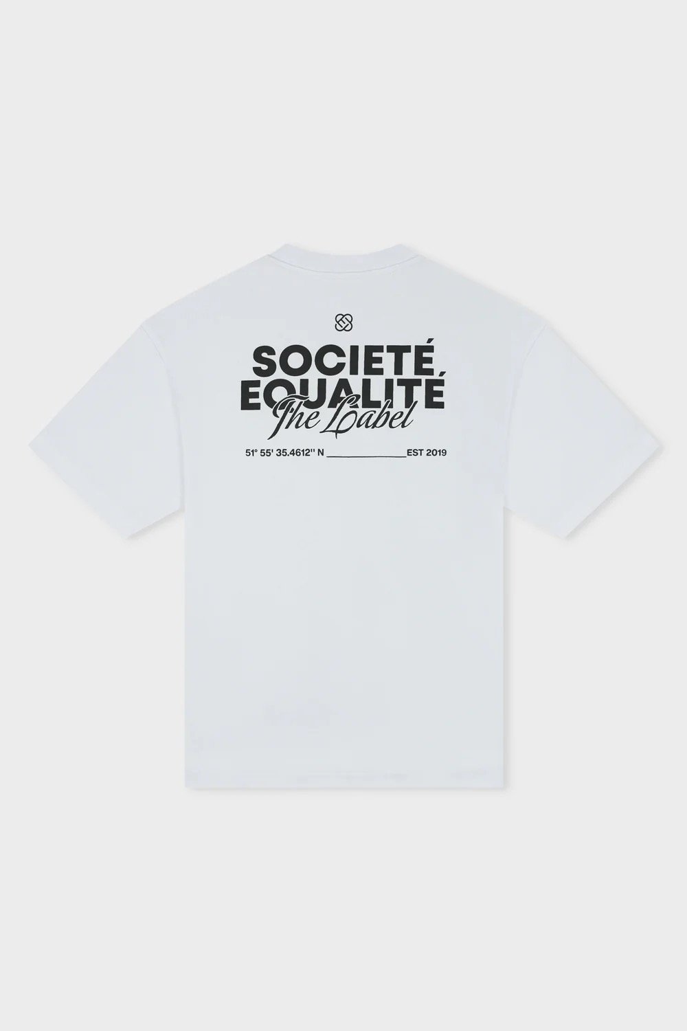 EQUALITÉ SOCIETÉ 2.0 OVERSIZED TEE WHITE & BLACK