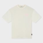 EQUALITÉ SOCIETÉ 2.0 OVERSIZED TEE OFF-WHITE & PINK