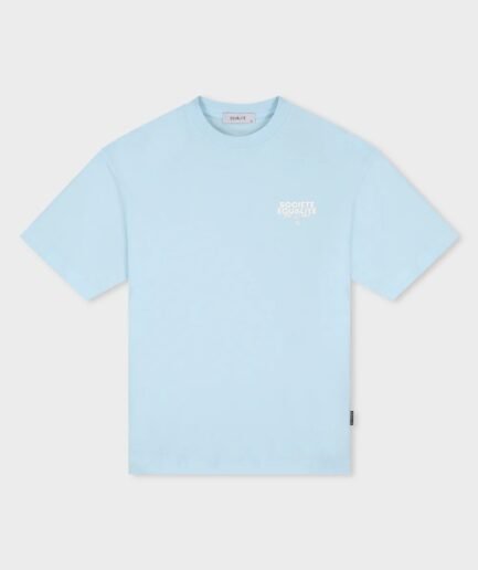 EQUALITÉ SOCIETÉ 2.0 OVERSIZED TEE LIGHT BLUE