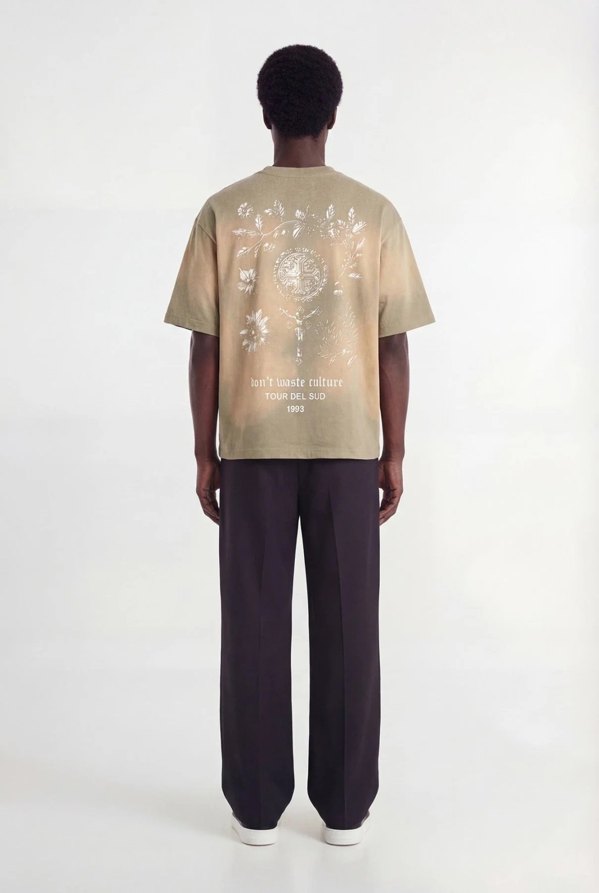 DON'T WASTE CULTURE OLIVINNE T-SHIRT | FADED OLIVE