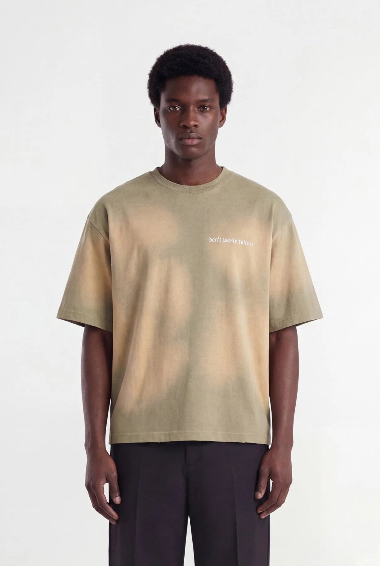 DON'T WASTE CULTURE OLIVINNE T-SHIRT | FADED OLIVE