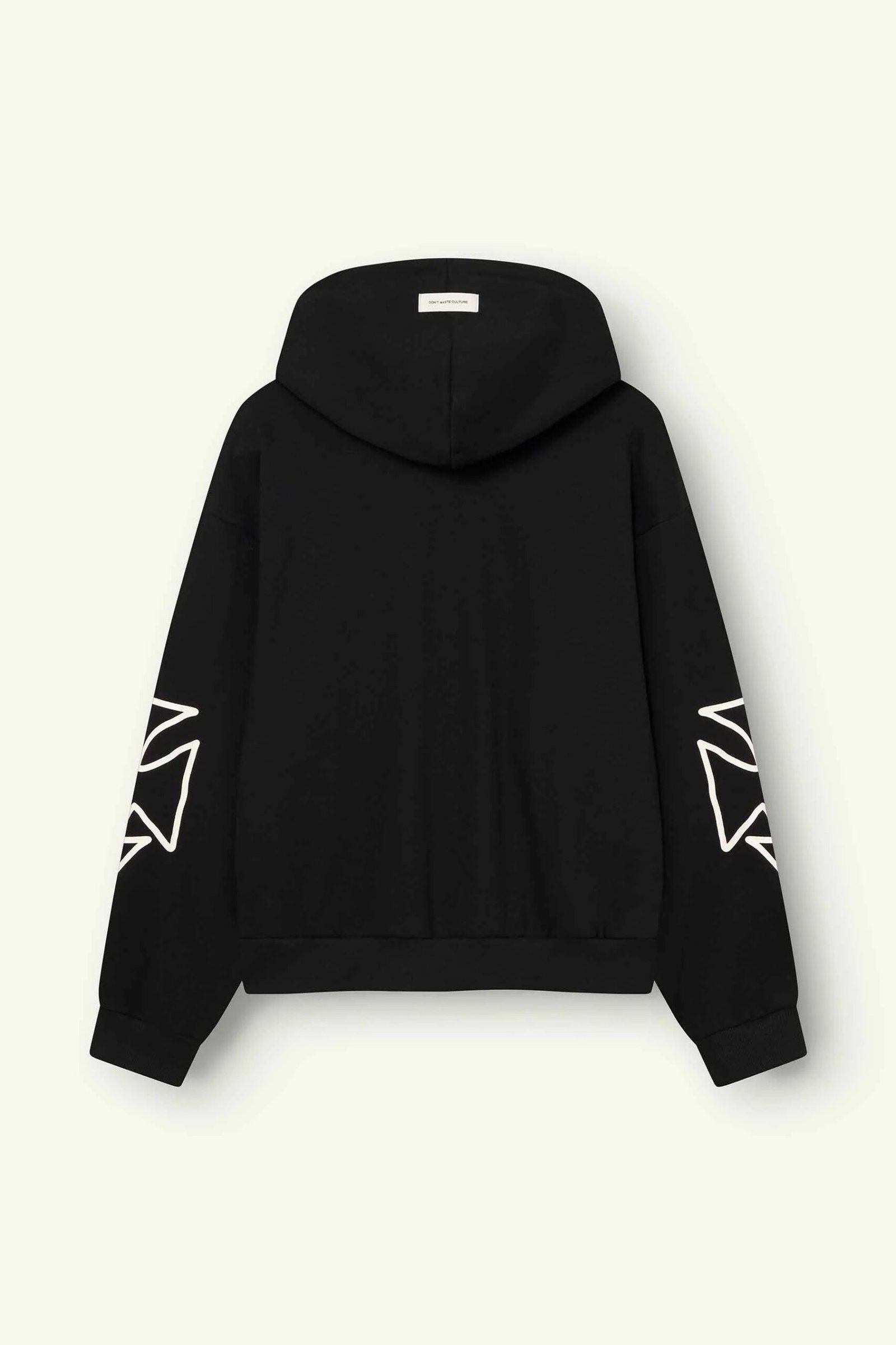 DON'T WASTE CULTURE VELO ZIPPER HOODIE | BLACK