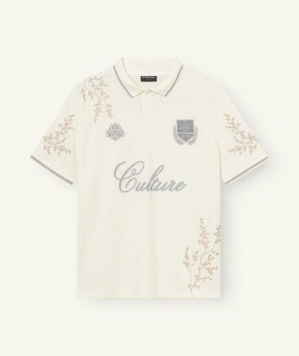 DON'T WASTE CULTURE MOMOHANA FOOTBALL T-SHIRT | CREAM