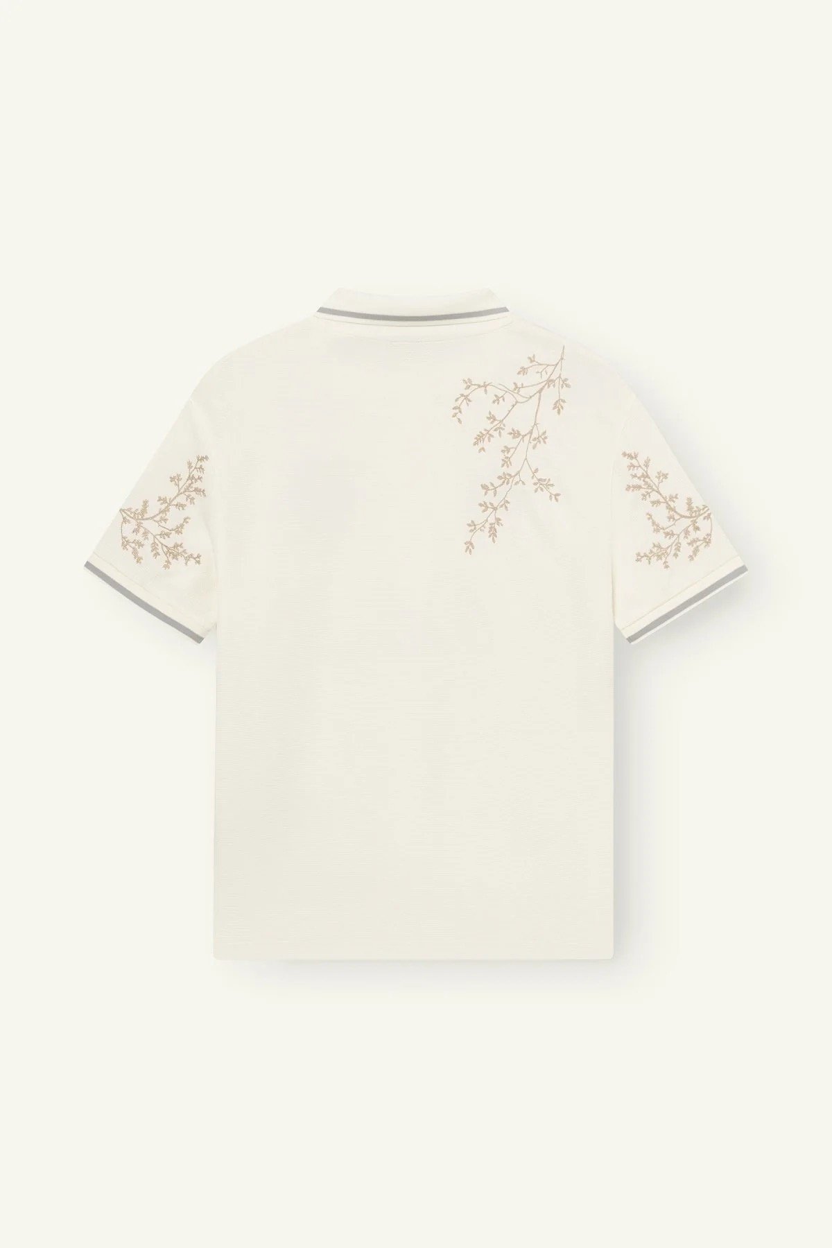 DON'T WASTE CULTURE MOMOHANA FOOTBALL T-SHIRT | CREAM