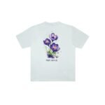 One First Movers Purple Flower Tee Off White