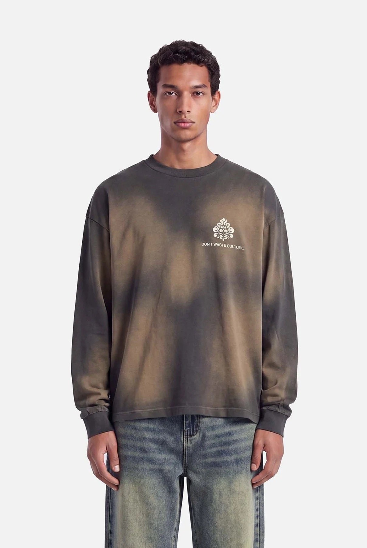 DON'T WASTE CULTURE FADE LONGSLEEVE | FADED GREY