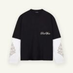 DON'T WASTE CULTURE ALARE LAYER LONGSLEEVE | BLACK
