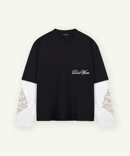 DON'T WASTE CULTURE ALARE LAYER LONGSLEEVE | BLACK