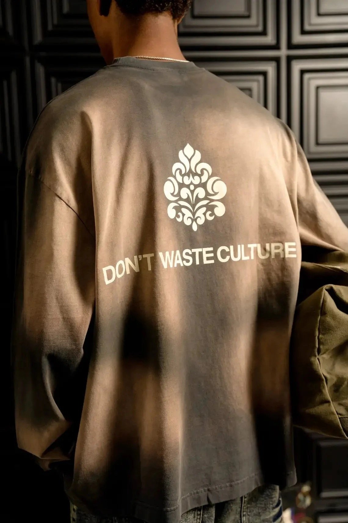DON'T WASTE CULTURE FADE LONGSLEEVE | FADED GREY