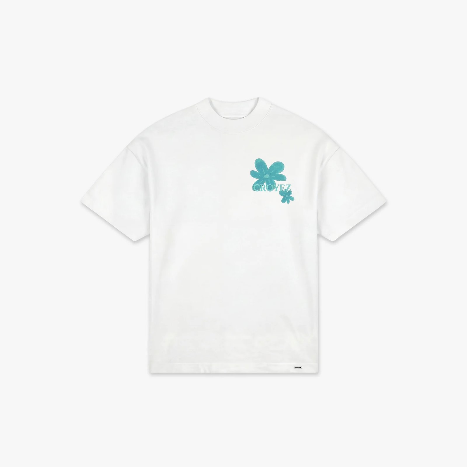 Croyez Botanique T-Shirt | White/Tiffany Blue