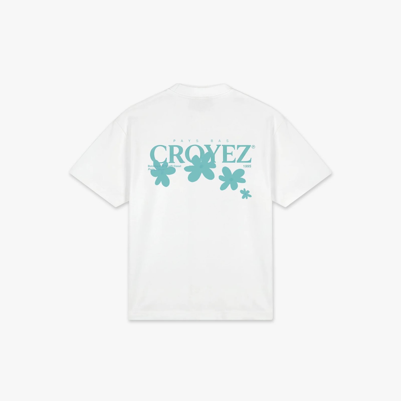 Croyez Botanique T-Shirt | White/Tiffany Blue