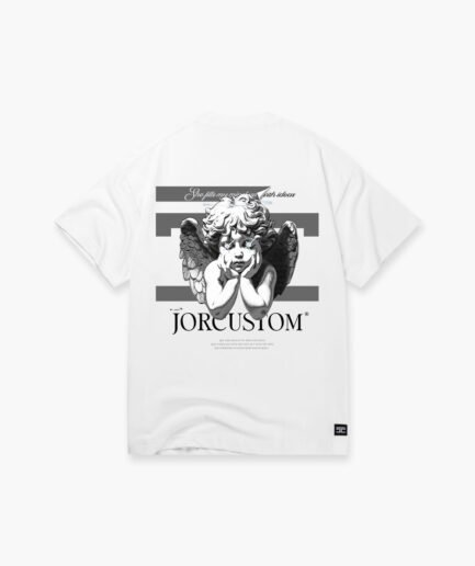 JORCUSTOM ANGEL2.0 SUMMER SET LOOSE FIT T-SHIRT WHITE-ACIDGREY