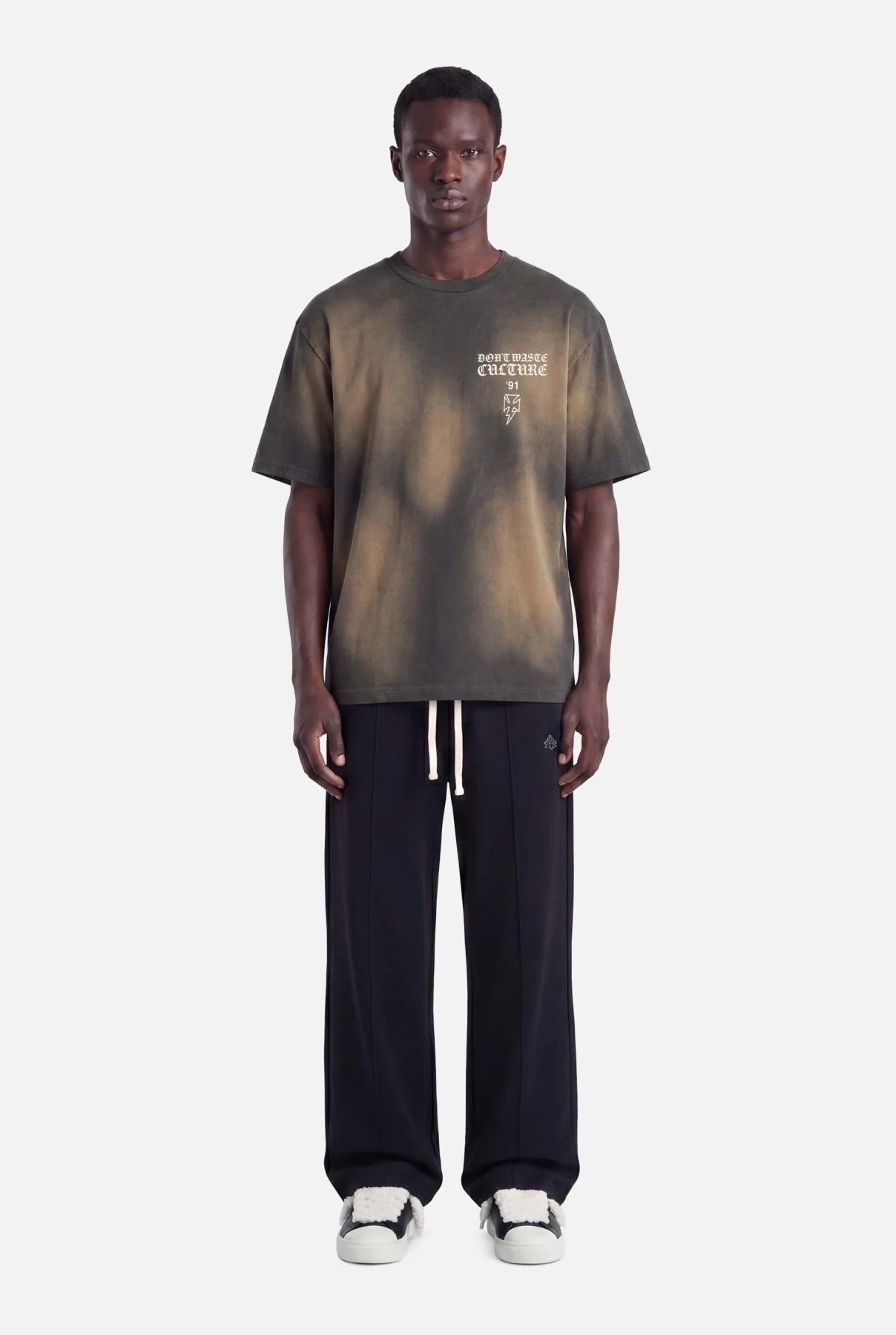 DON'T WASTE CULTURE THUNDER T-SHIRT | FADED GREY