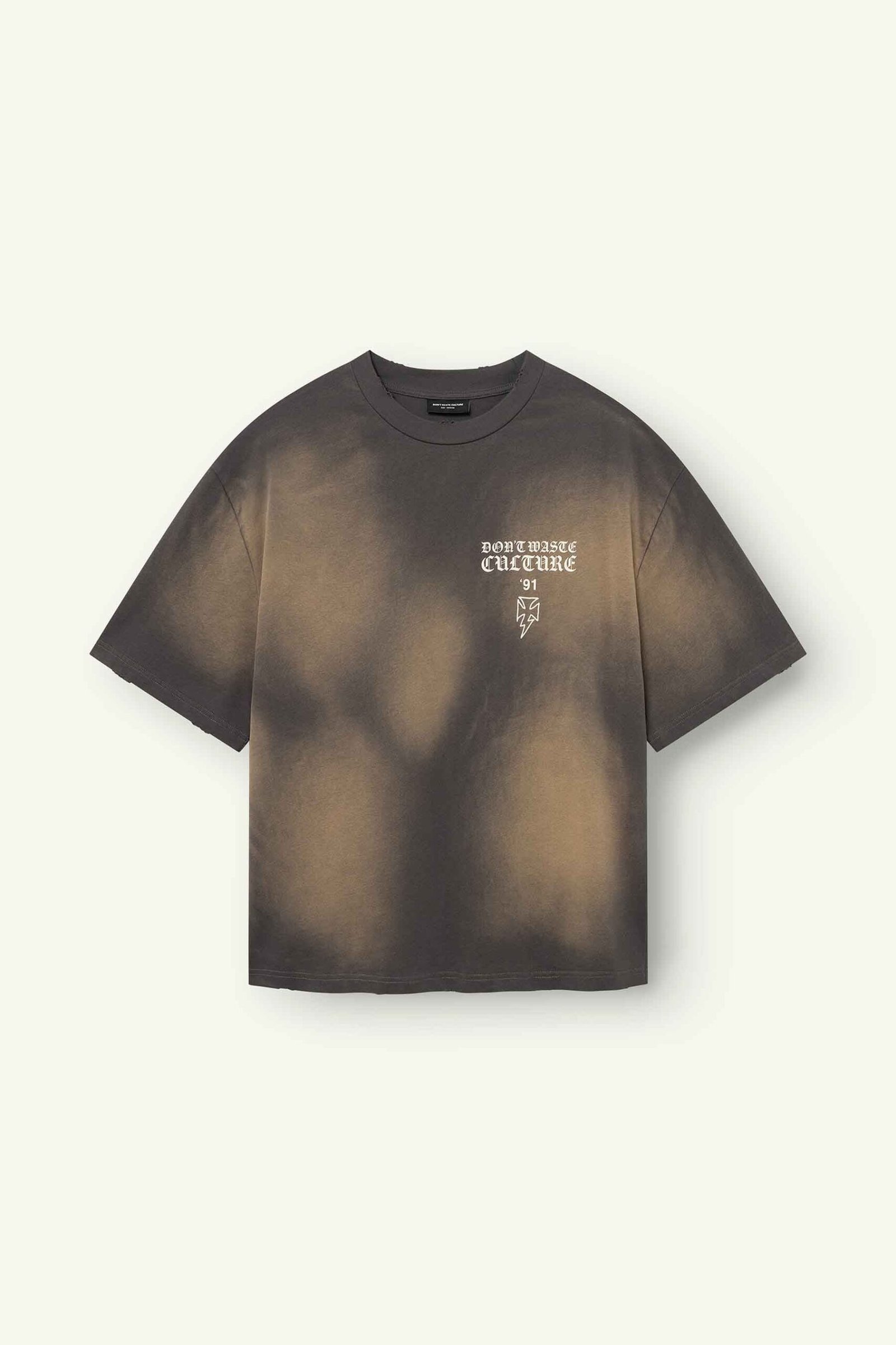DON'T WASTE CULTURE THUNDER T-SHIRT | FADED GREY