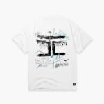 JORCUSTOM ARTIST SUMMER SET LOOSE FIT T-SHIRT WHITE-BLACK
