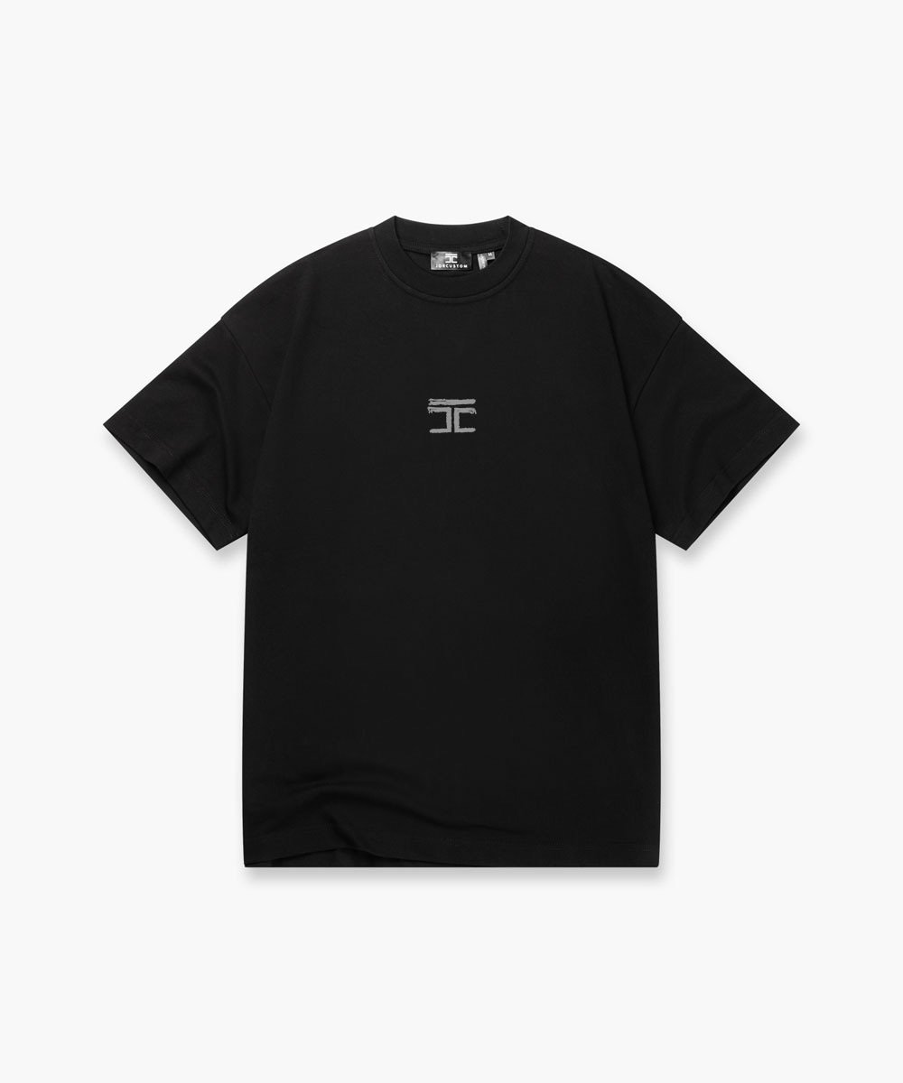 JORCUSTOM ARTIST SUMMER SET LOOSE FIT T-SHIRT BLACK