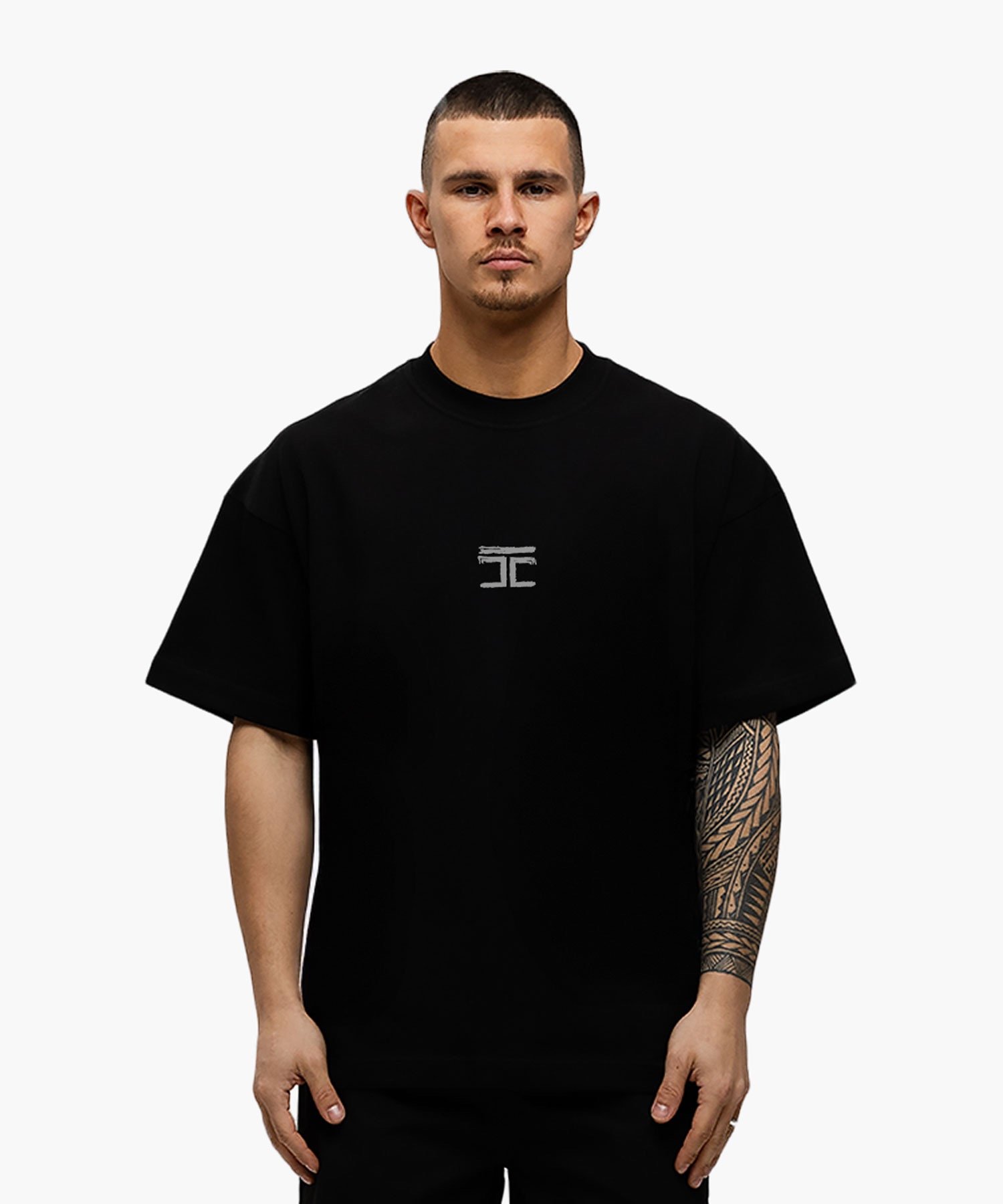 JORCUSTOM ARTIST SUMMER SET LOOSE FIT T-SHIRT BLACK