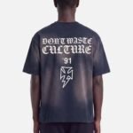 DON'T WASTE CULTURE THUNDER T-SHIRT | FADED NAVY