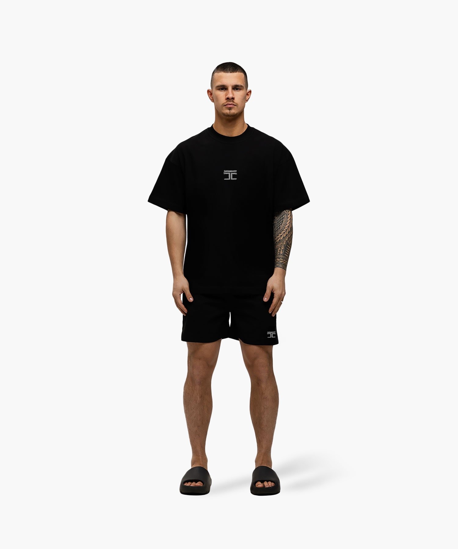 JORCUSTOM ARTIST SUMMER SET LOOSE FIT T-SHIRT BLACK