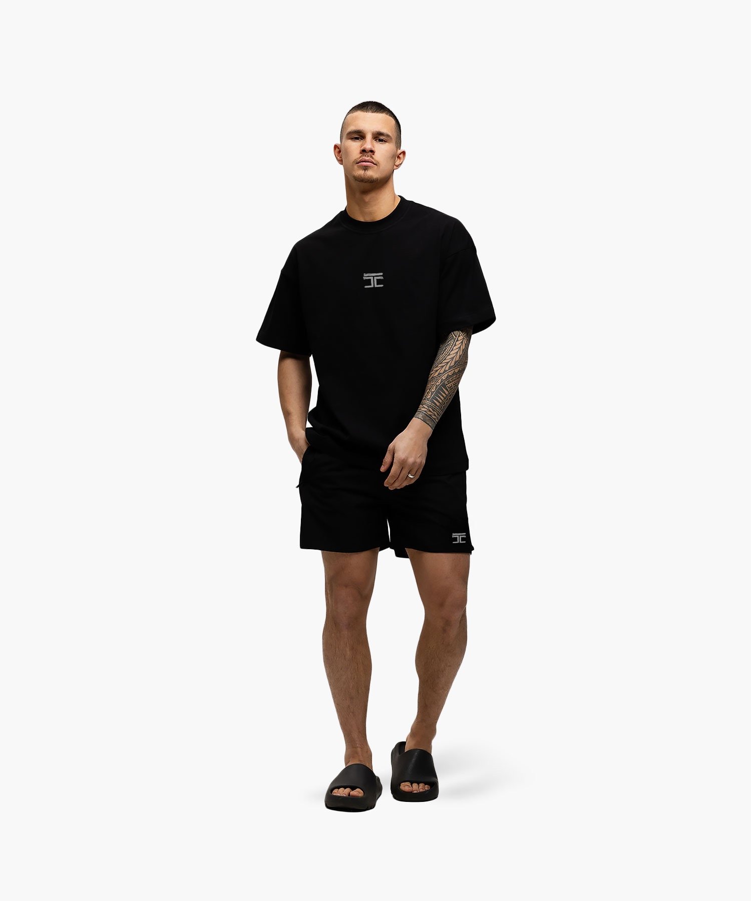 JORCUSTOM ARTIST SUMMER SET LOOSE FIT T-SHIRT BLACK